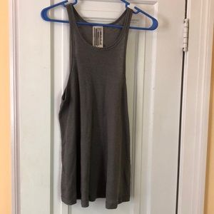 Free People Tank “Long Beach”. Grey. Size Large